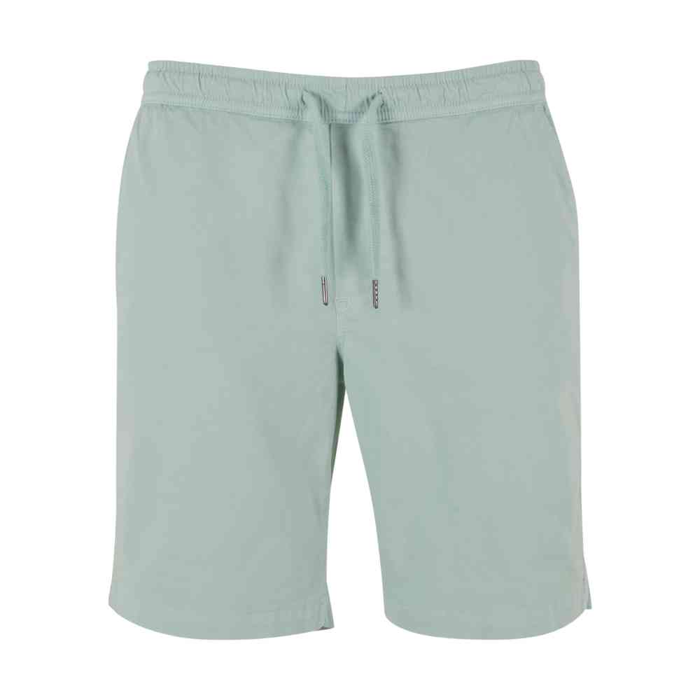Urban Classics - Stretch Twill Joggshorts 2Pack Pantalon court - Menthe verte/Noir